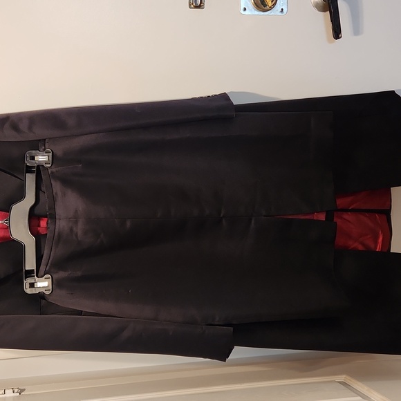 Stunning set Classiques Entier coat and skirt combo satin finish you will shine! - Picture 3 of 3